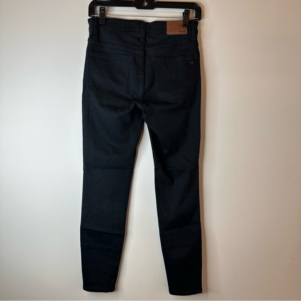 Madewell Black 9” High Rise Skinny Jeans Size 26 Black - Picture 5 of 9